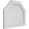 Ekena Millwork Octagonal Top Surface Mount PVC Gable Vent: Functional, w/ 3-1/2"W x 1"P Standard Frame, 32"W x 26"H GVPOT32X2601SF - alternate 5
